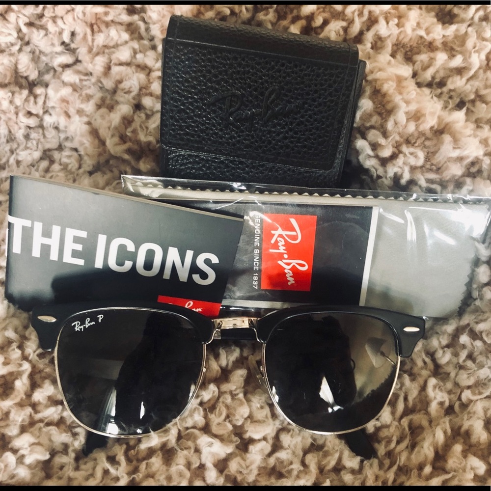 Polarized Ray-Ban Club Masters Folding